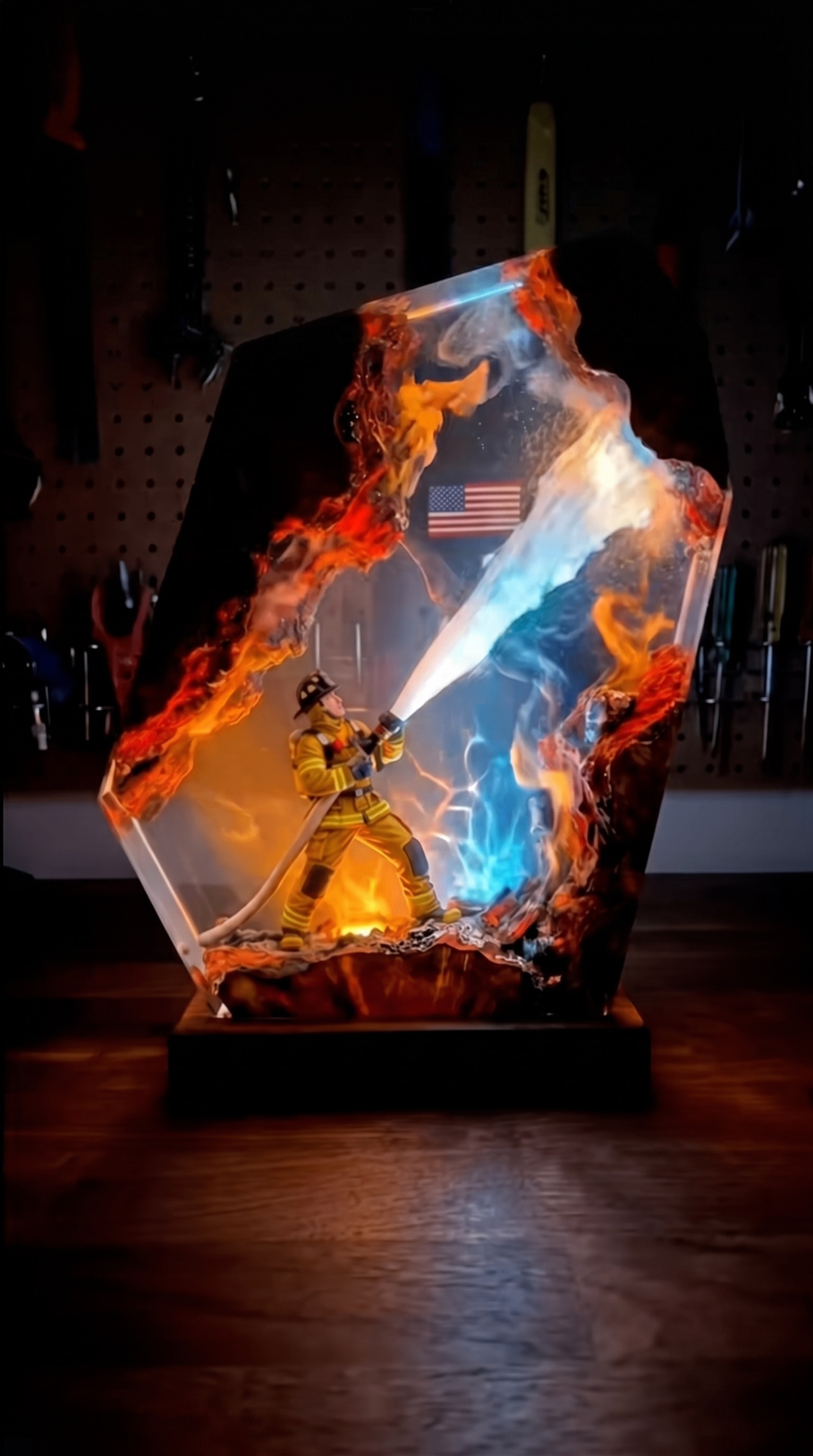 BlazeLamps™ Firefighter Resin lamps (Pre-Order)