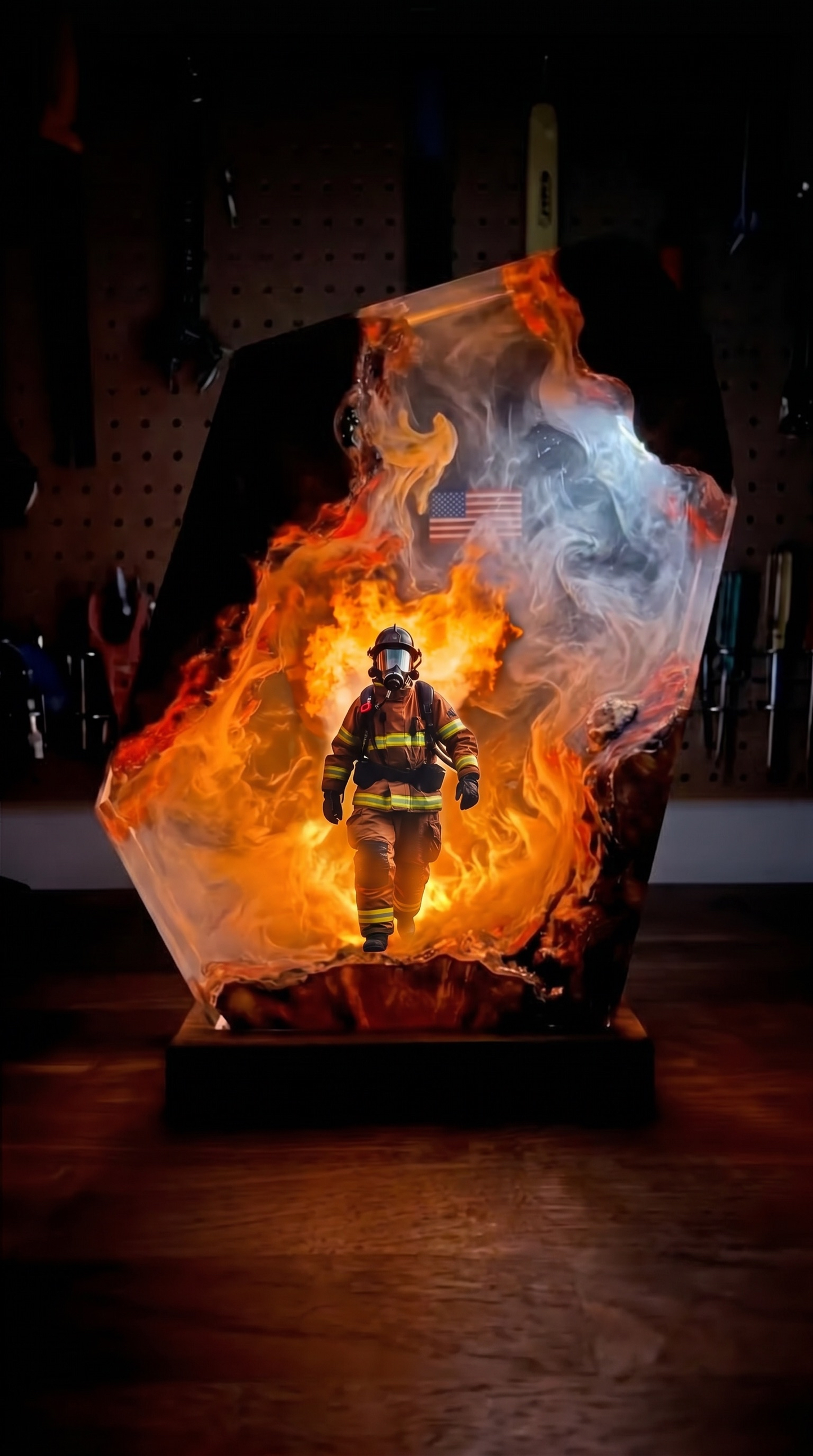 BlazeLamps™ Firefighter Resin lamps (Pre-Order)